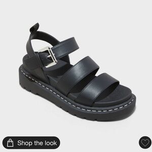 Black Wild Fable Sandals